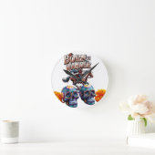 Wall Artでスタイルを解放 ラウンド壁時計 (ホーム)