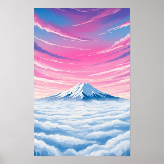 Wall art. Above the clouds ポスター (正面)