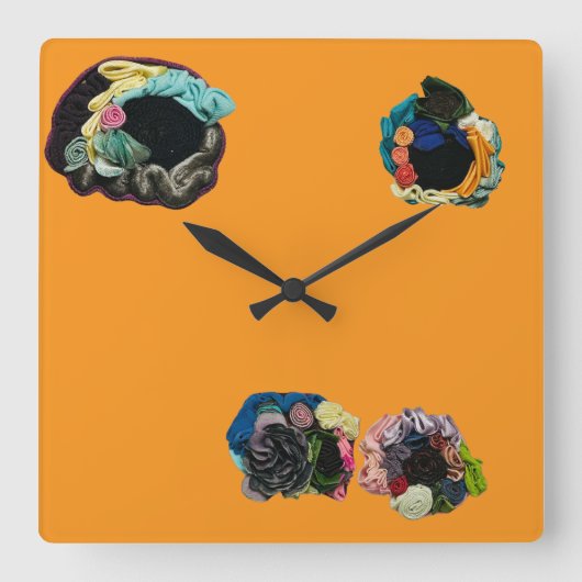 Wall Art & Décor > Clocks スクエア壁時計 (正面)