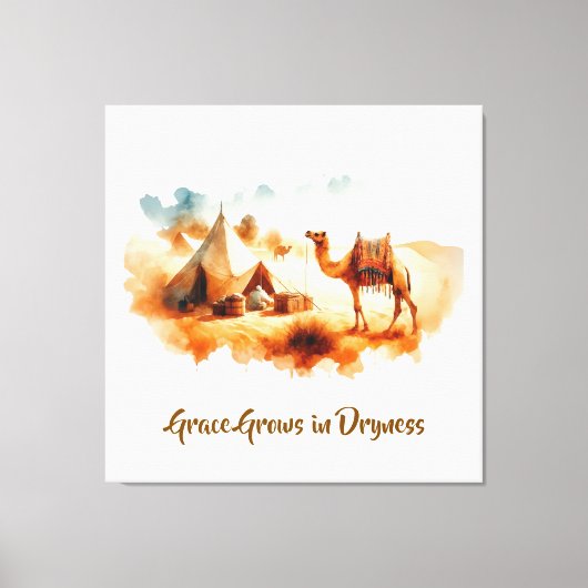 Wall art Desert Painting キャンバスプリント (正面)