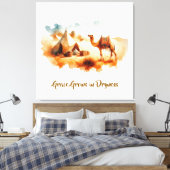 Wall art Desert Painting キャンバスプリント (インサイチュ (寝室))