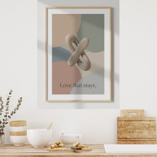 Wall Art-Eternal love ポスター (キッチン)