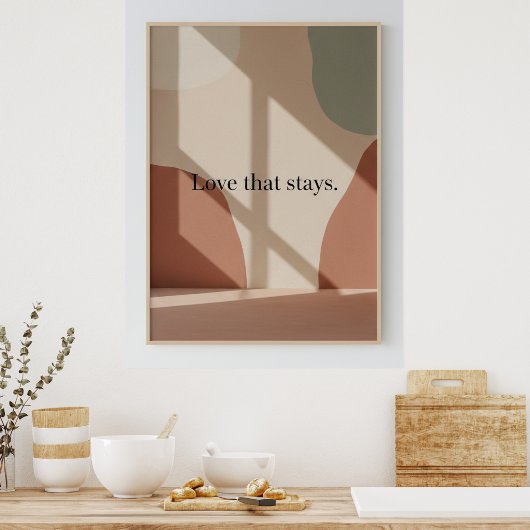 Wall Art-Eternal love ポスター (キッチン)