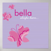 WALL ART :: flutterby butterfly 3 ポスター (正面)