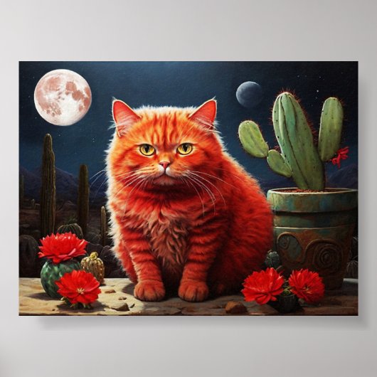Wall Art for Cat Lovers ポスター (正面)