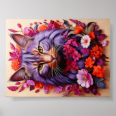 Wall Art for Cat Lovers ポスター (正面)