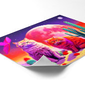 Wall Art for Cat Lovers ポスター (角)