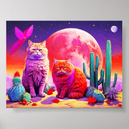 Wall Art for Cat Lovers ポスター