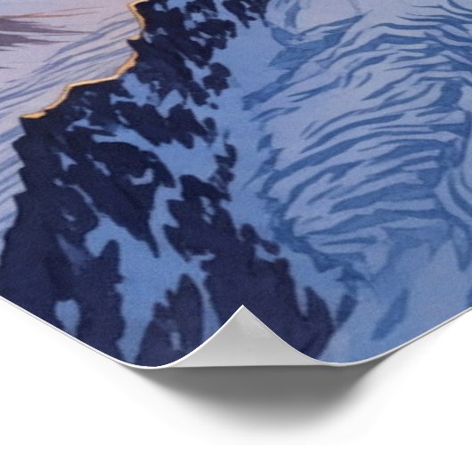 Wall art. Icebergs ポスター (角)