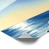 Wall art. Lighthouse Island ポスター (角)