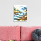 WALL ART Mountain Landscape Canvas Print キャンバスプリント (インサイチュ (リビング))