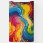 Wall Art of Color 絵画 Mix's 横断幕 (縦)