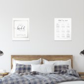 Wall Art Sets WELCOME & Seating plan Bridal Shower (寝室)