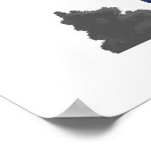 Wall Art- Solitary Girl on the hill ポスター (角)