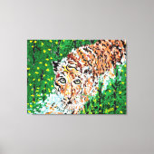 Wall Art : Tiger On The Prowl キャンバスプリント (正面)