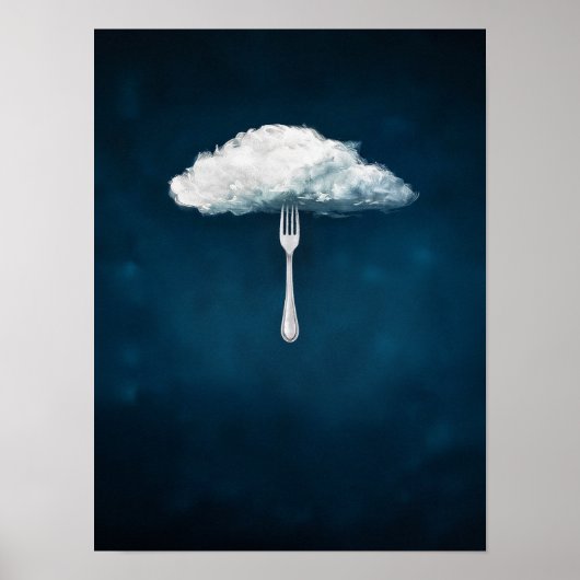  Wall Art – Unique Cloud & Abstract Poster ポスター (正面)