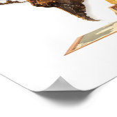 Wall Art World Map with Pharaohsデザインポスター ポスター (角)