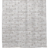 Wall bricks template structure シャワーカーテン (正面)