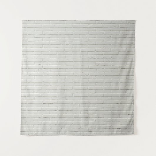 Wall bricks white white brick wall タペストリー (正面)