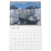Wall Calendar 2025 with English Bible Verses カレンダー (3月 2027)