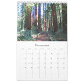 Wall Calendar 2026 Richardson Grove - Single Sheet カレンダー (2月 2026)