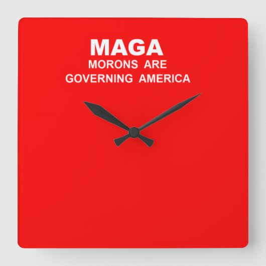 Wall Clock スクエア壁時計 (正面)