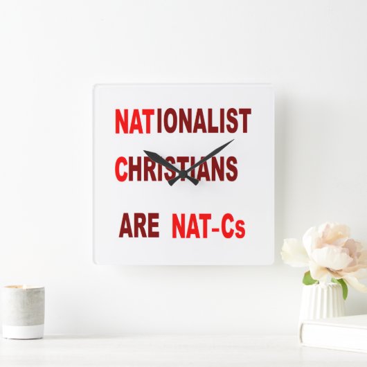 Wall Clock スクエア壁時計 (ホーム)