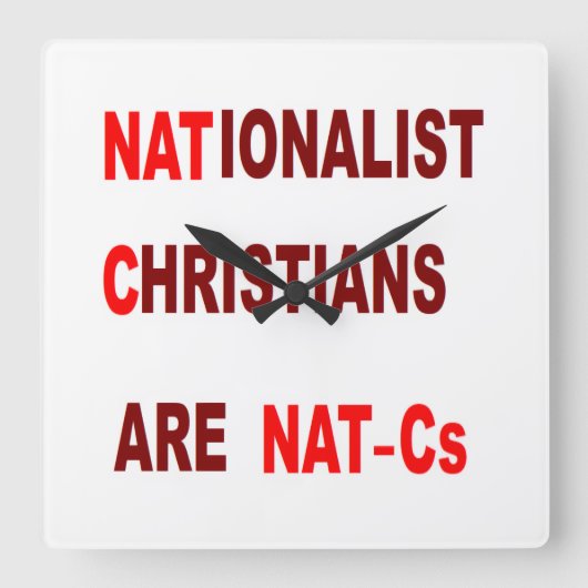 Wall Clock スクエア壁時計 (正面)