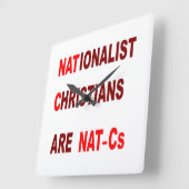 Wall Clock スクエア壁時計 (傾斜)