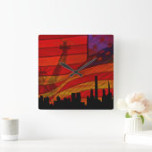 Wall Clock スクエア壁時計 (ホーム)