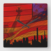 Wall Clock スクエア壁時計 (正面)