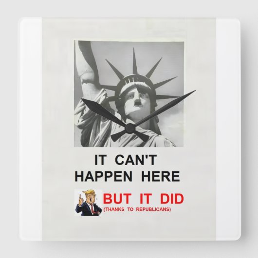 Wall Clock スクエア壁時計 (正面)