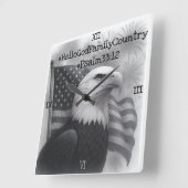 Wall Clock スクエア壁時計 (傾斜)