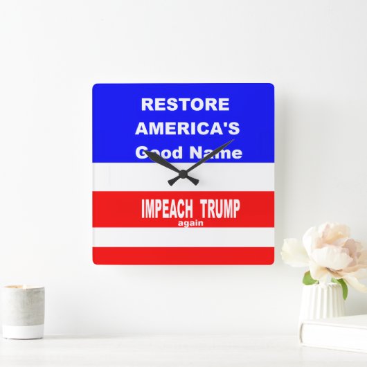 Wall Clock スクエア壁時計 (ホーム)