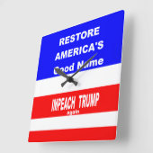 Wall Clock スクエア壁時計 (傾斜)