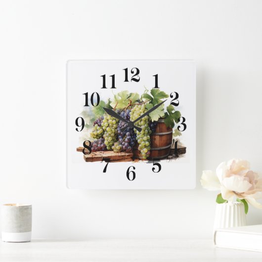 Wall Clock スクエア壁時計 (ホーム)