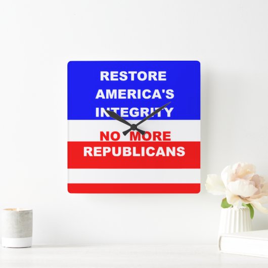 Wall Clock スクエア壁時計 (ホーム)