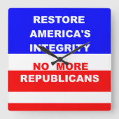 Wall Clock スクエア壁時計 (正面)