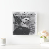 Wall Clock スクエア壁時計 (ホーム)