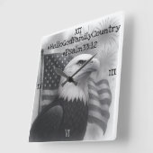 Wall Clock スクエア壁時計 (傾斜)