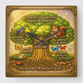 Wall Clock スクエア壁時計 (正面)