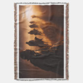 Wall clock スローブランケット (正面縦)