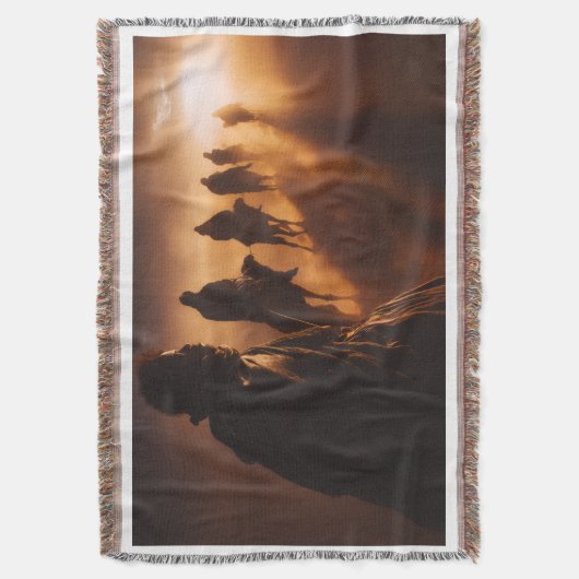 Wall clock スローブランケット (正面縦)