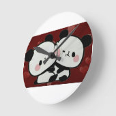 Wall clock ラウンド壁時計 (傾斜)