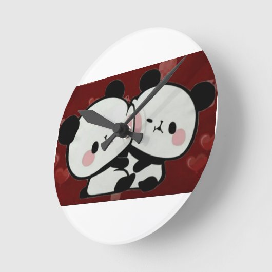 Wall clock ラウンド壁時計 (傾斜)