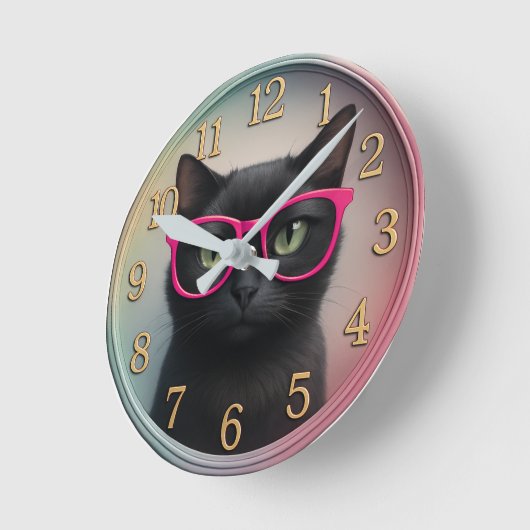 Wall Clock ラウンド壁時計 (傾斜)