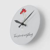 Wall clock ラウンド壁時計 (傾斜)