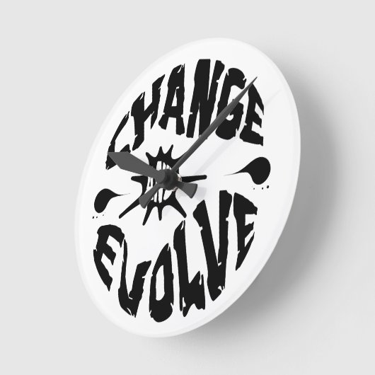 Wall Clock ラウンド壁時計 (傾斜)