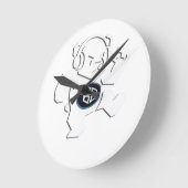 Wall Clock ラウンド壁時計 (傾斜)