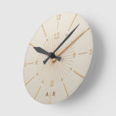 Wall Clock ラウンド壁時計 (傾斜)